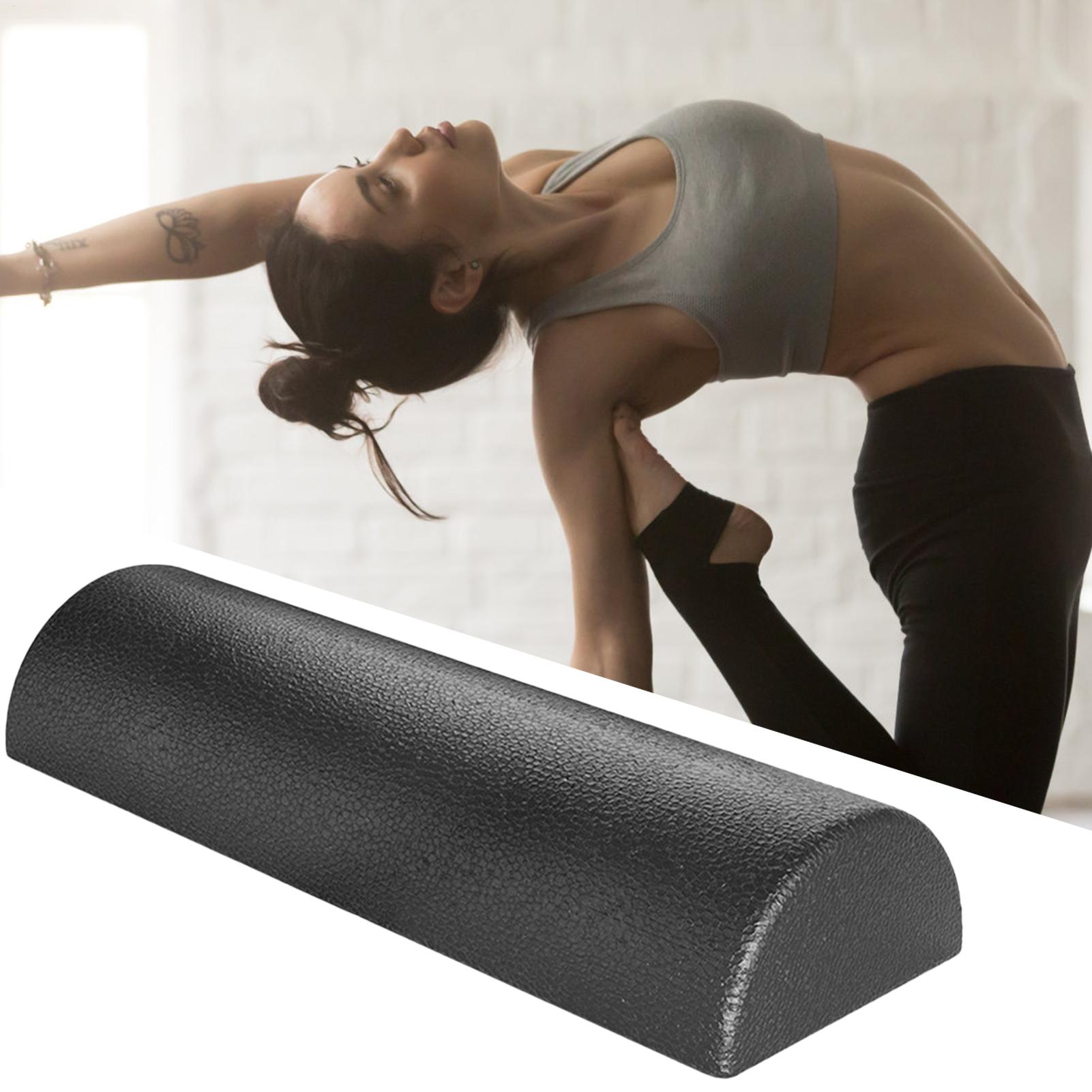 Yoga Fitness Studio - 30/45cm High Density Half Foam Roller,