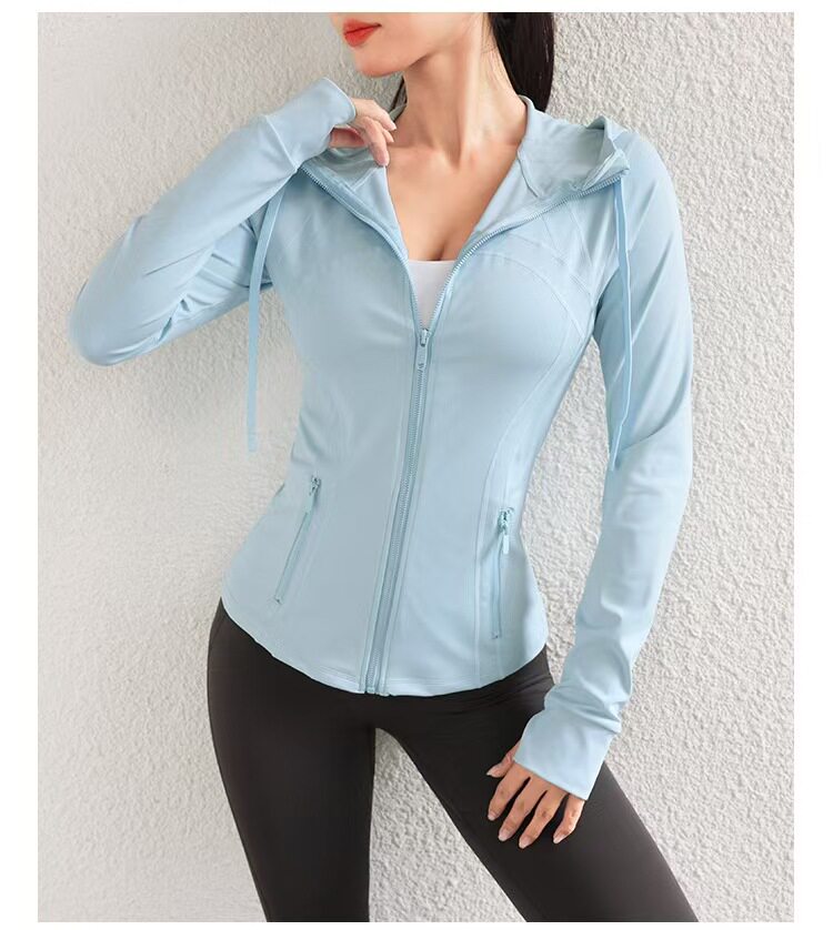 Yoga Fitness Jacket - Women's Long-Sleeved Yoga Jacket Slimming Fitness