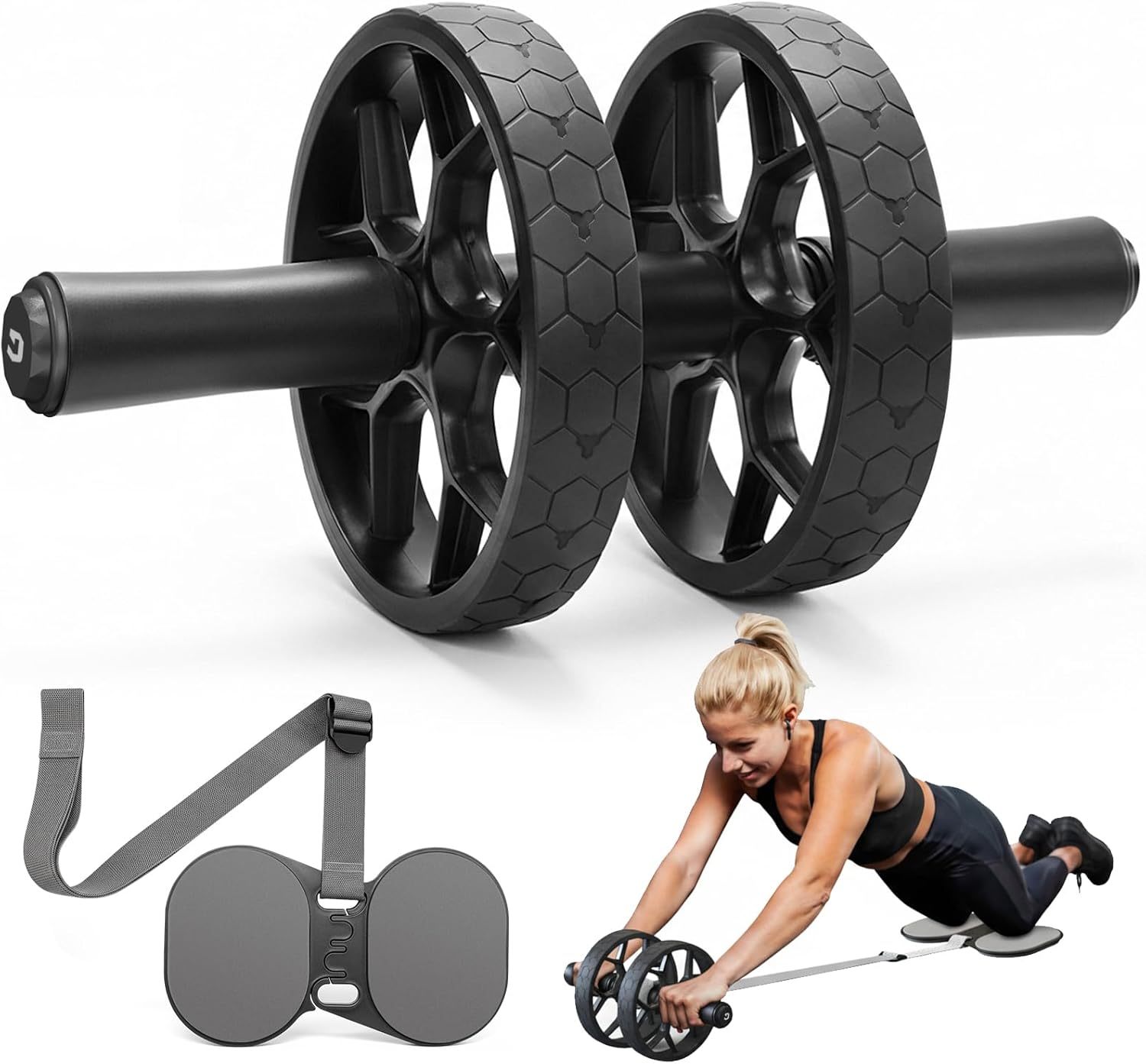 Ab Wheel Roller - Ab Roller Wheel with Adjustable Resistance