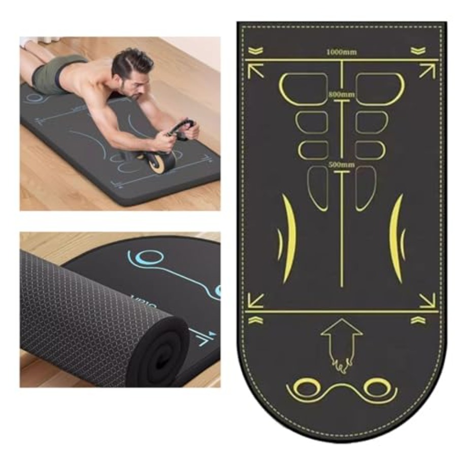 Ab Wheel Roller - Exercise Equipment Mat for Ab Roller
