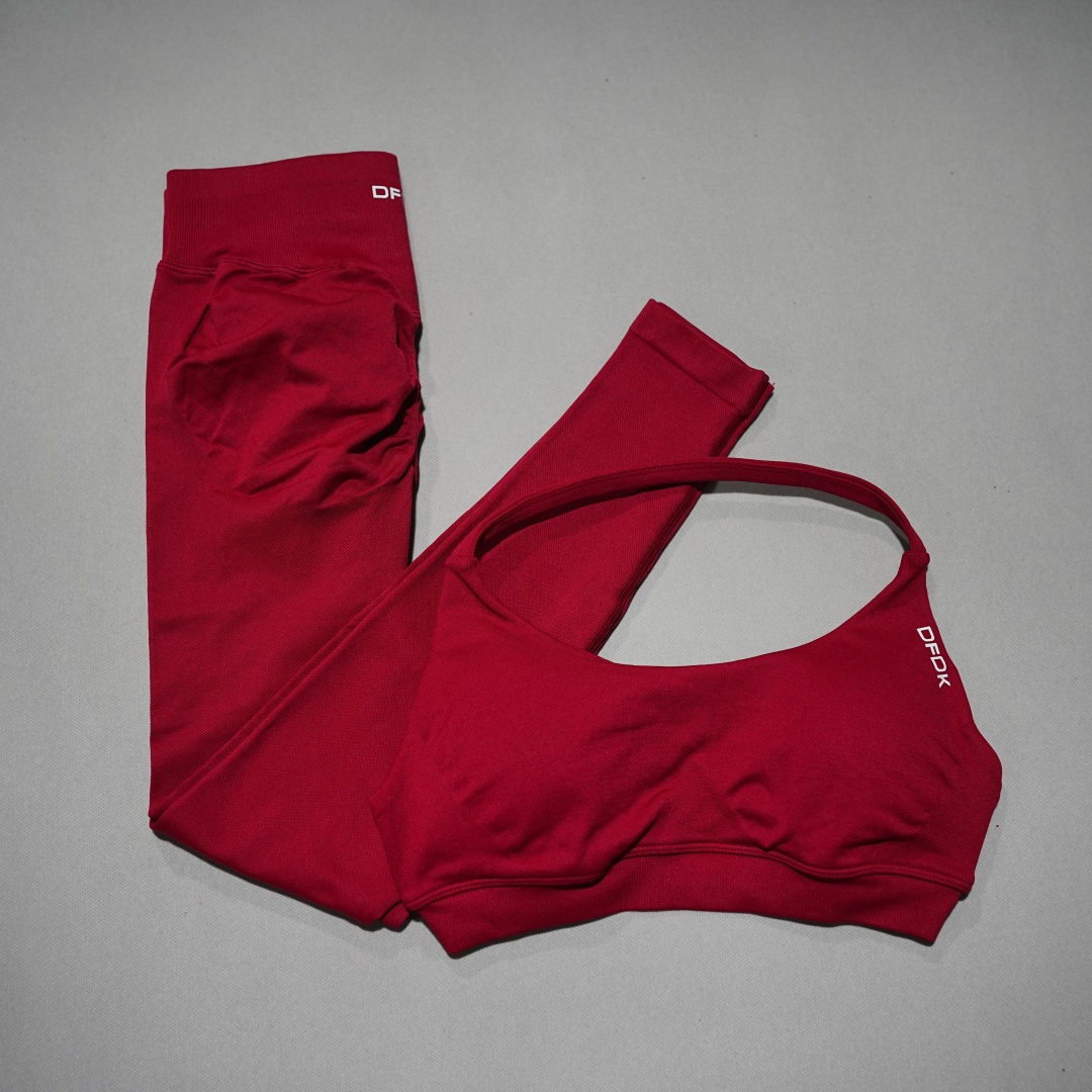 DFDK Women's Lace-Up 2Pcs Acti - Yoga Fitness Zumba ulasan dan harga