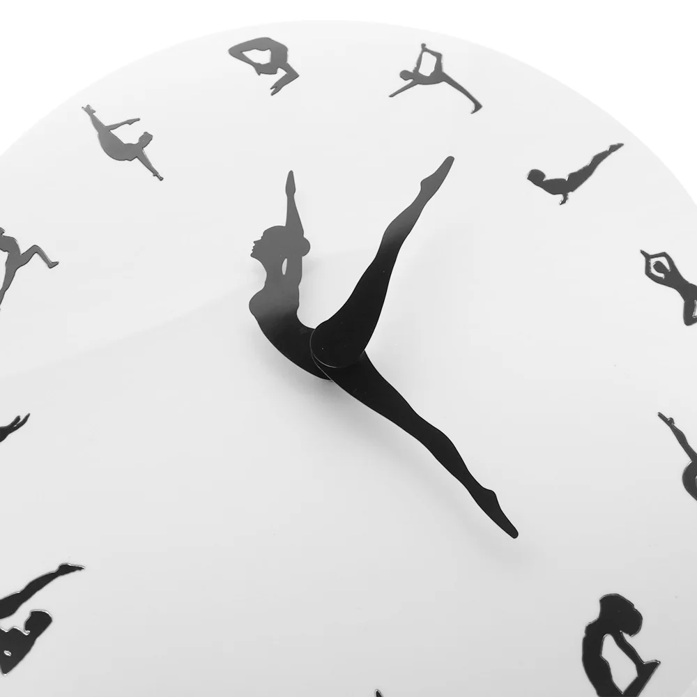 HQ Yoga Postures Wall Clock  F - Yoga Fitness Watch ulasan dan harga