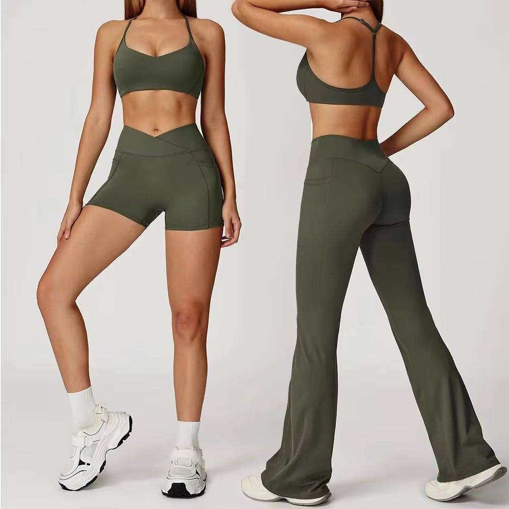 2PCS Sports Bra Women's Tracks - Yoga Fitness Zumba ulasan dan harga
