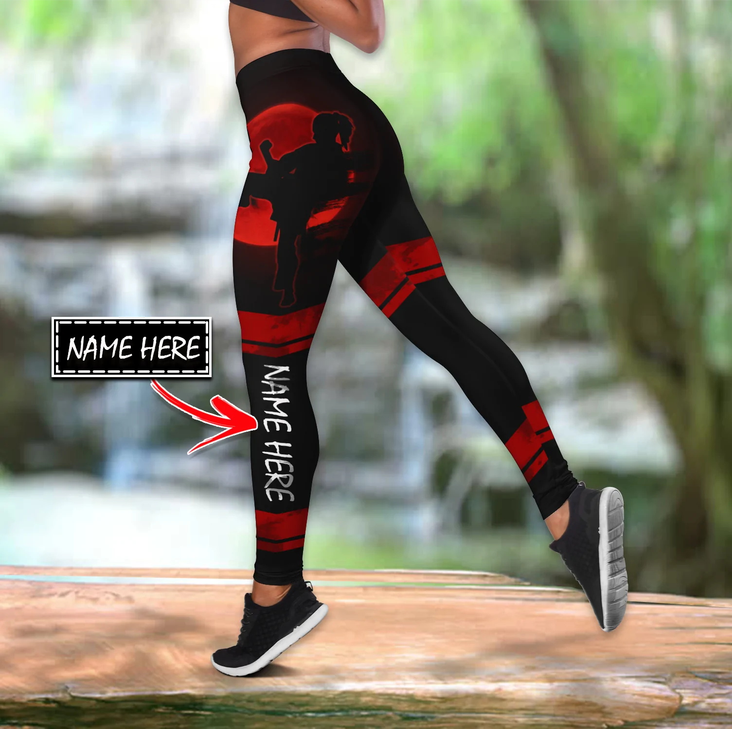 Customize Name Karate 3D Print - Yoga Fitness Name ulasan dan harga
