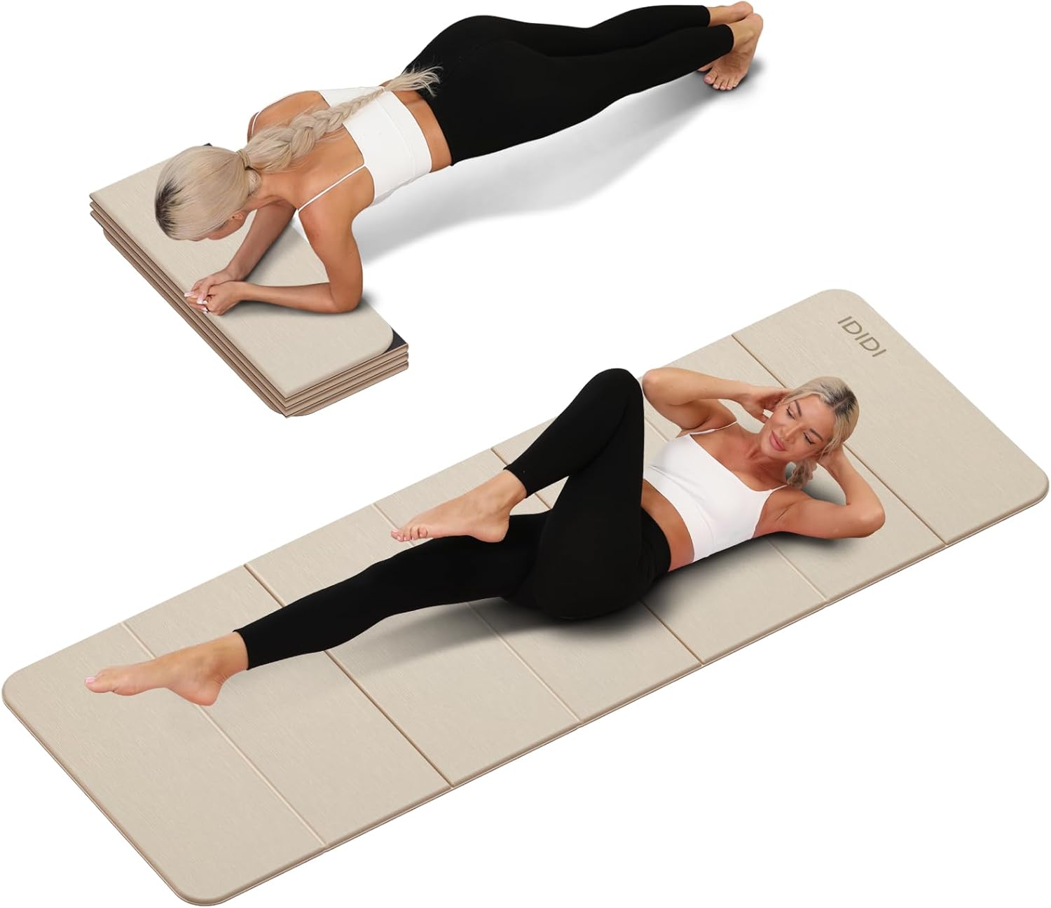 Foldable Yoga Mat Extra Thick  - Yoga Fitness Studio ulasan dan harga