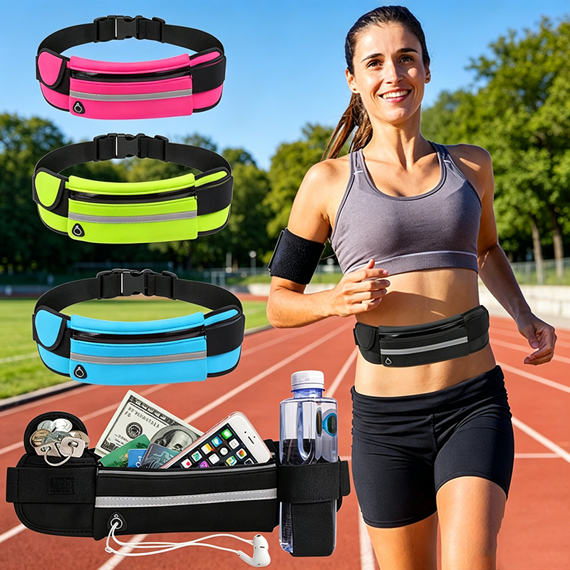Sports Waist Fanny Pack Adjust - Yoga Fitness Apple ulasan dan harga