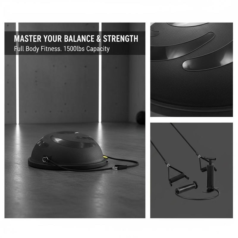 Semi-Sphere Balance Trainer 26 - Yoga Fitness Studio ulasan dan harga