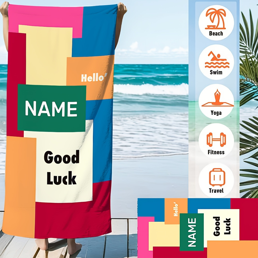 1pc Customized Name Patchwork  - Yoga Fitness Name ulasan dan harga