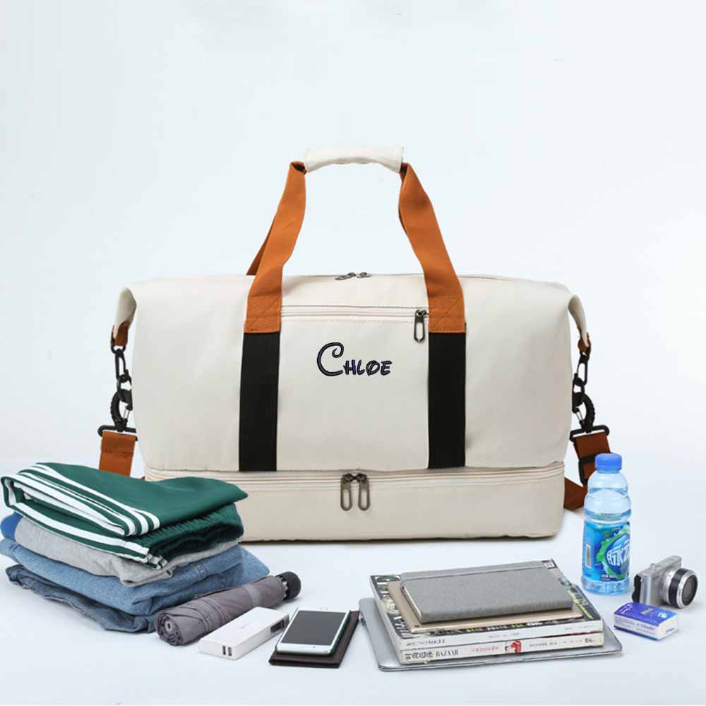 Personalized Embroidered Handh - Yoga Fitness Name ulasan dan harga
