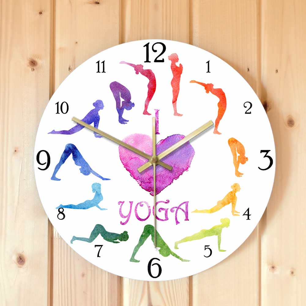 I Love Yoga Watercolor Paintin - Yoga Fitness Watch ulasan dan harga