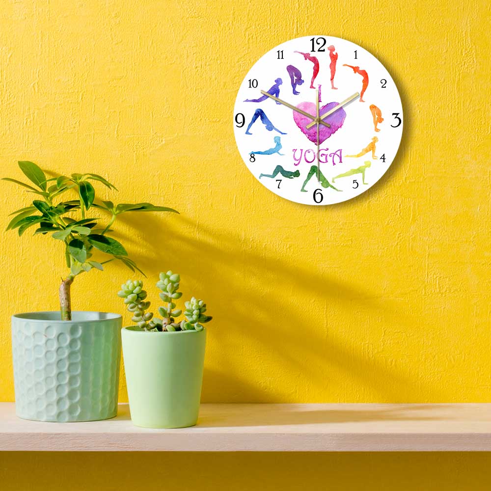 I Love Yoga Watercolor Paintin - Yoga Fitness Watch ulasan dan harga