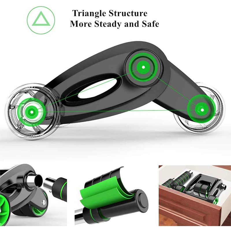 Folding Abs Workout Ab Roller  - Ab Wheel Roller ulasan dan harga