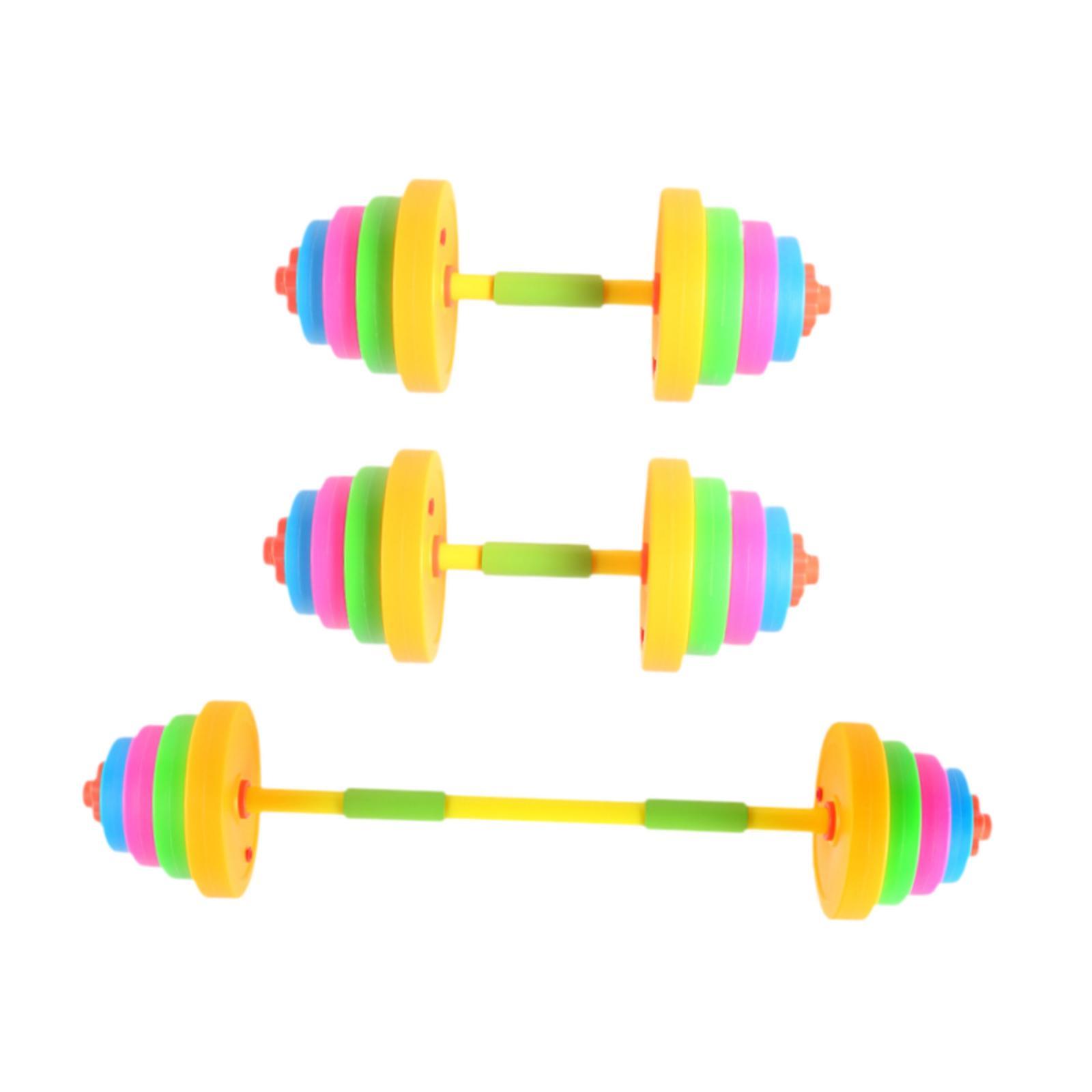 Kids Toys Dumbbells and Barbel - Adjustable Dumbbells ulasan dan harga