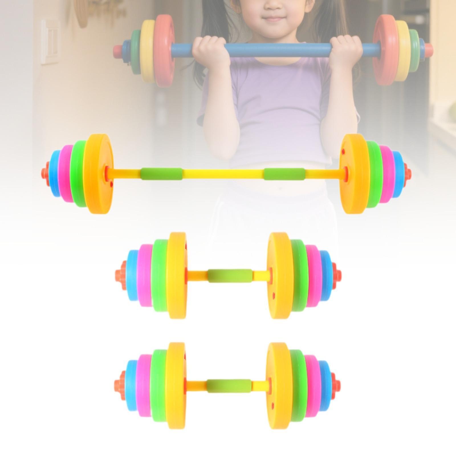 Kids Toys Dumbbells and Barbel - Adjustable Dumbbells ulasan dan harga