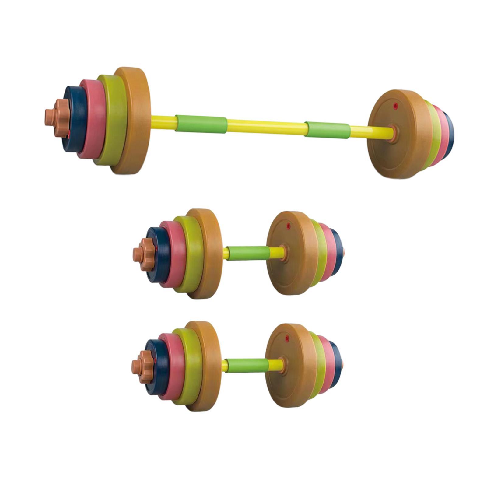 Kids Toys Dumbbells and Barbel - Adjustable Dumbbells ulasan dan harga