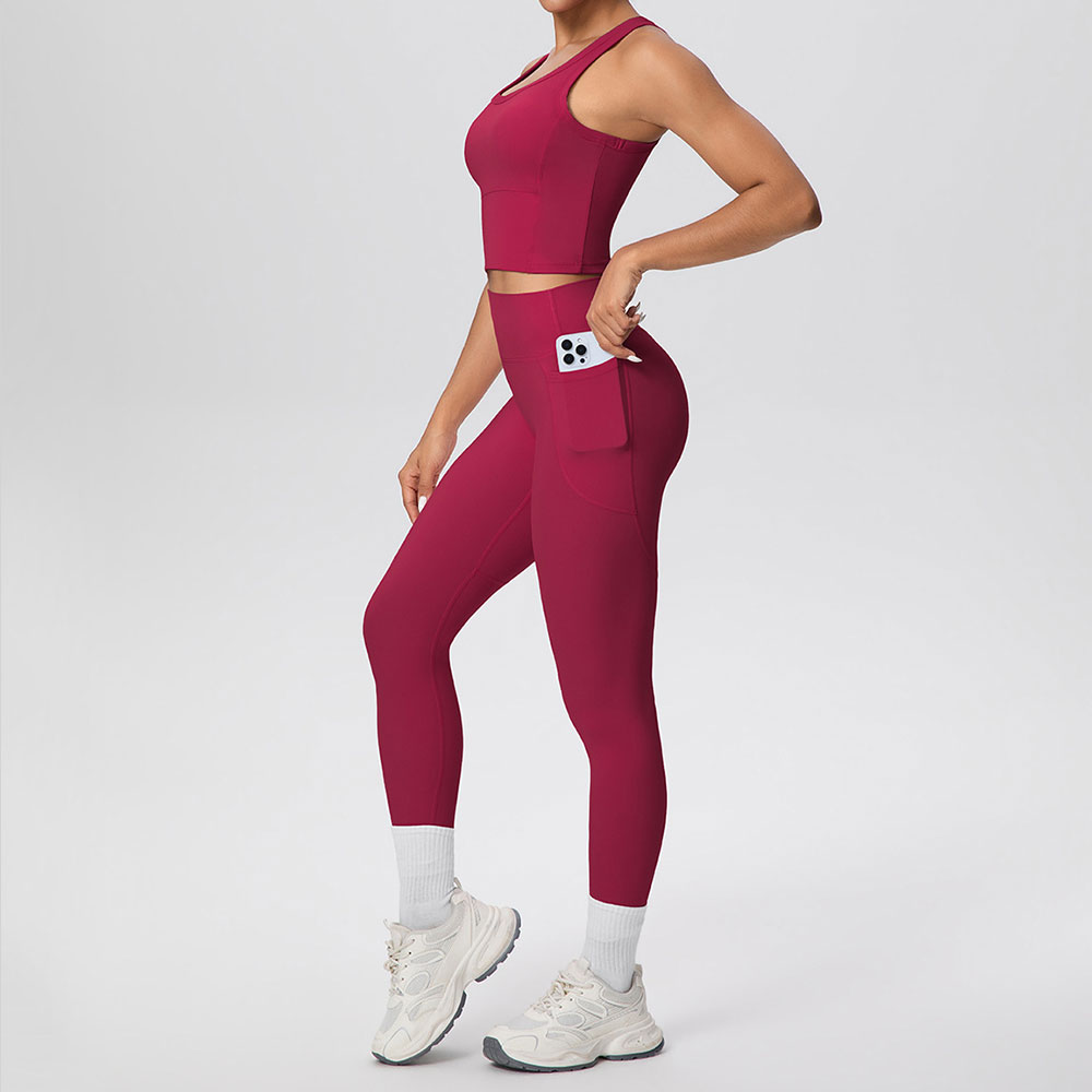 2PCS Yoga Suit Sports Set Wome - Yoga Fitness Zumba ulasan dan harga