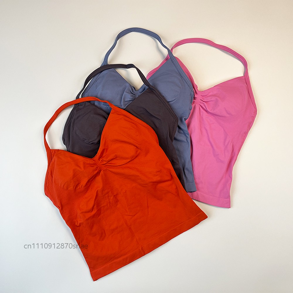 Women's Seamless Halter Strapp - Yoga Fitness Tapis ulasan dan harga
