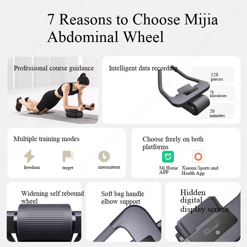 New Xiaomi Mijia Smart Abdomin - Ab Wheel Roller ulasan dan harga