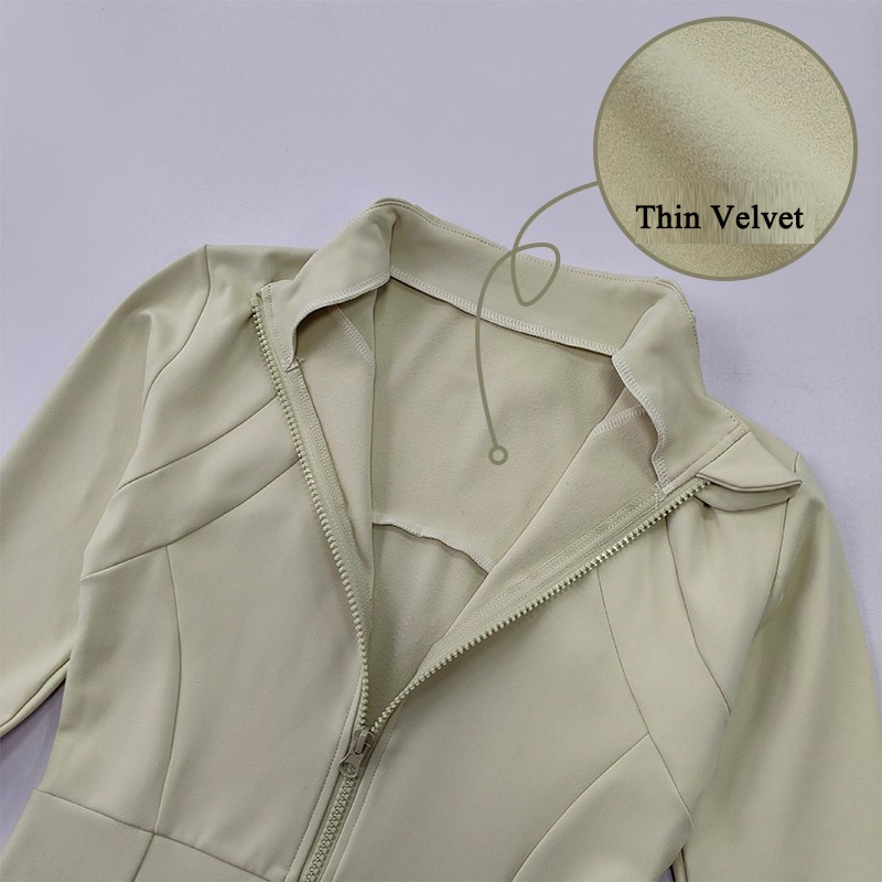 Women's Long-Sleeved Sports Fl - Yoga Fitness Jacket ulasan dan harga