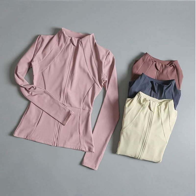 Women's Long-Sleeved Sports Fl - Yoga Fitness Jacket ulasan dan harga