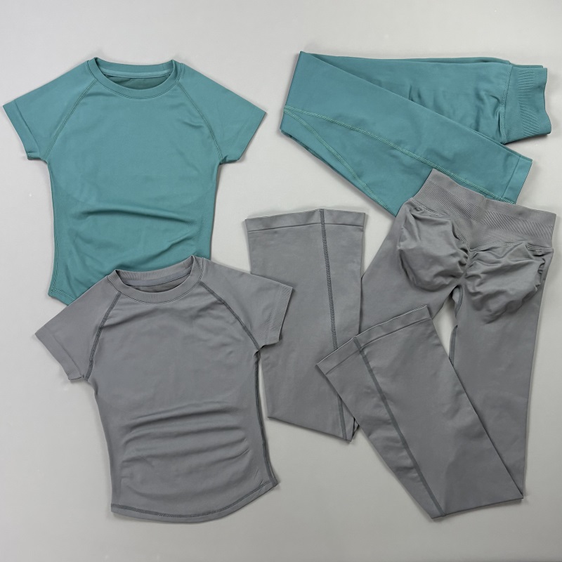 2 Pcs Workout Set Women Short  - Yoga Fitness Zumba ulasan dan harga