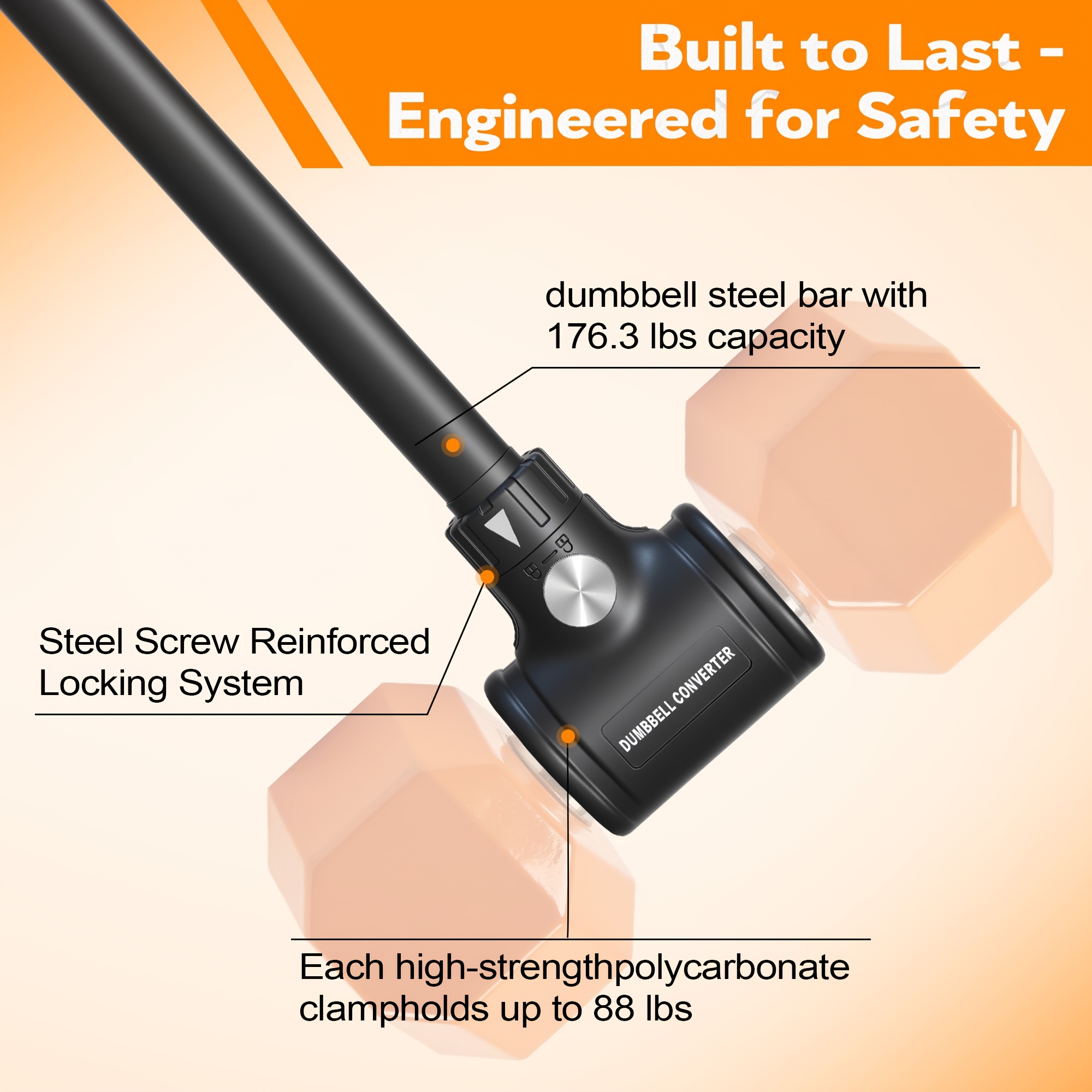 Dumbbell Converter - Converts  - Adjustable Dumbbells ulasan dan harga