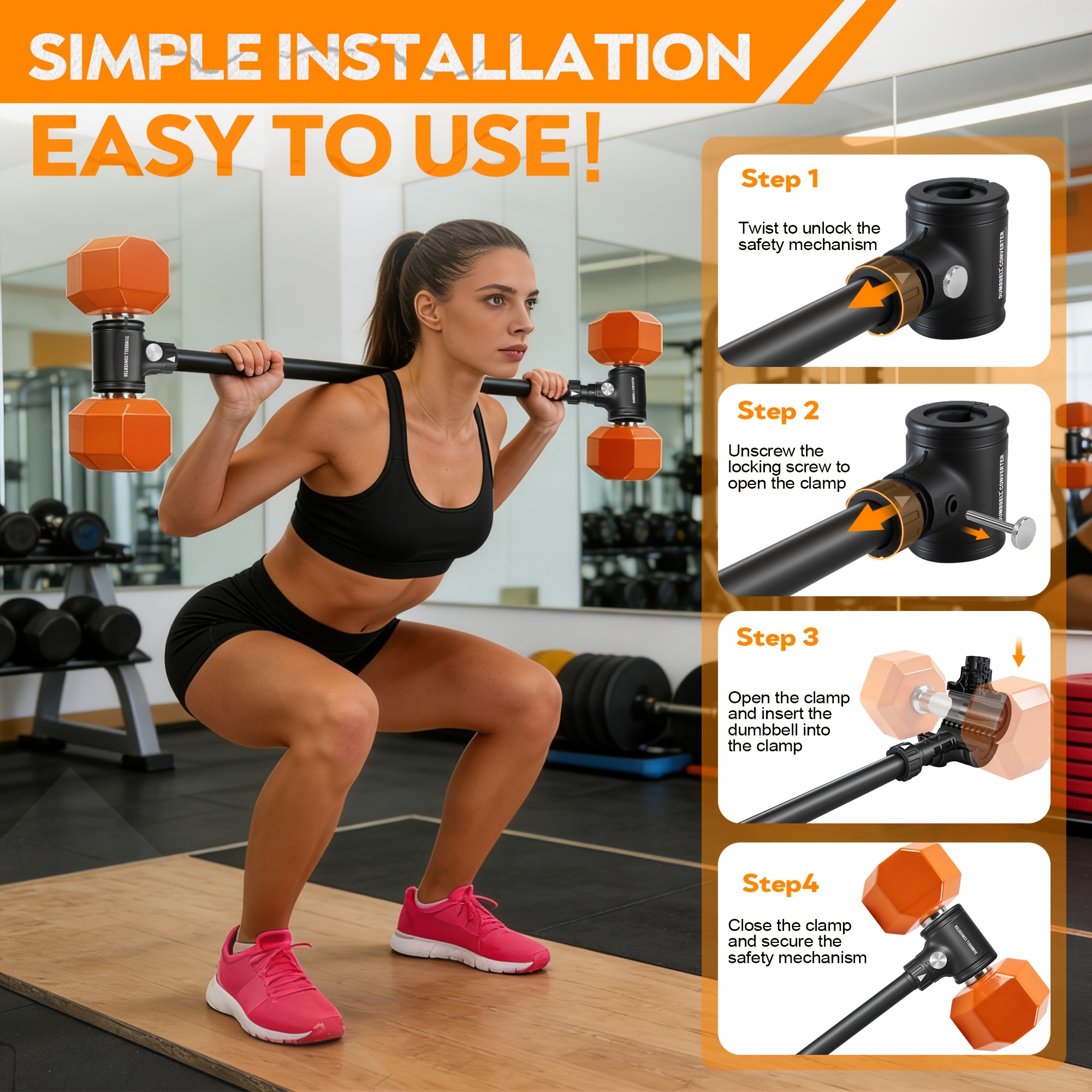 Dumbbell Converter - Converts  - Adjustable Dumbbells ulasan dan harga