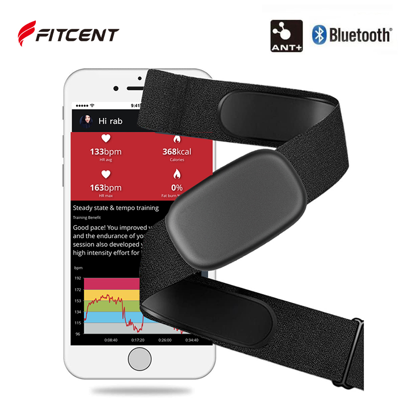 FITCENT 5.3Khz Heart Rate Moni - Yoga Fitness Watch ulasan dan harga