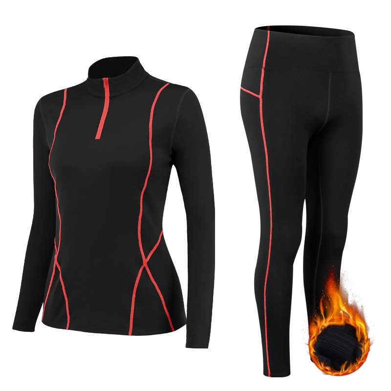 Winter Thermal Fleece Yoga Sui - Yoga Fitness Zumba ulasan dan harga