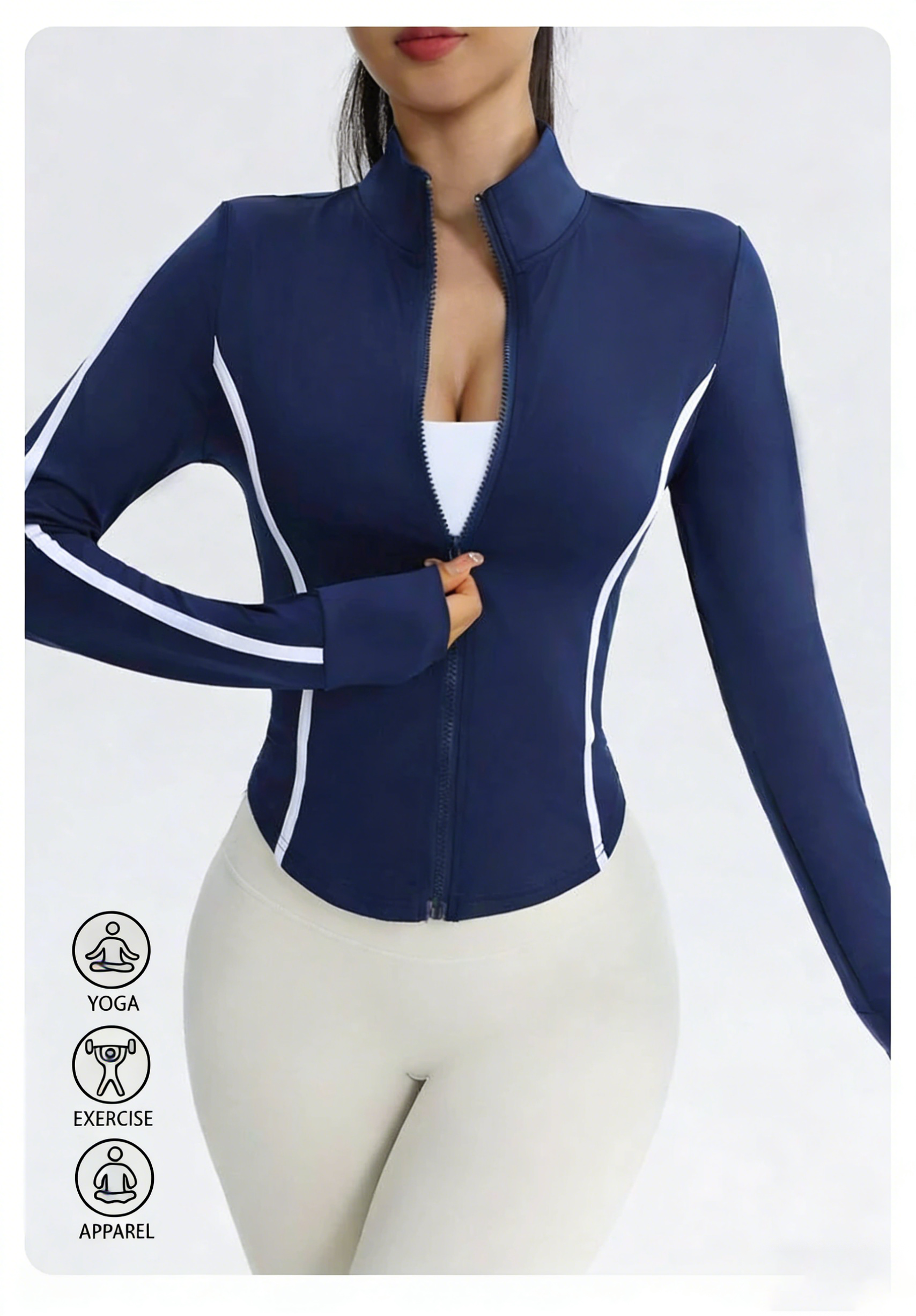 Women's Breathable Sports Jack - Yoga Fitness Jacket ulasan dan harga