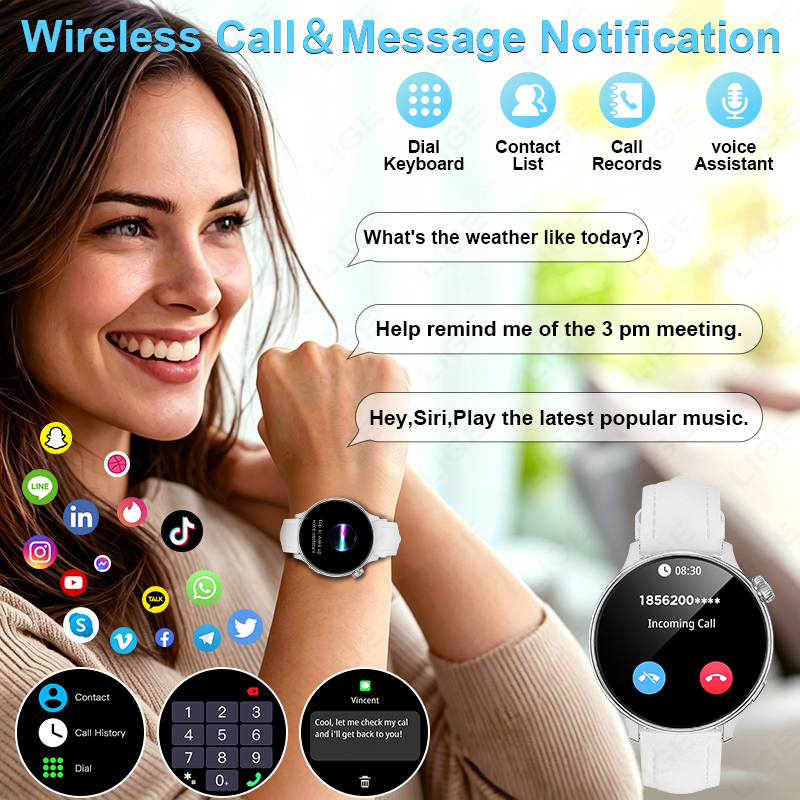 LIGE Sports Smart Watch for Wo - Yoga Fitness Watch ulasan dan harga