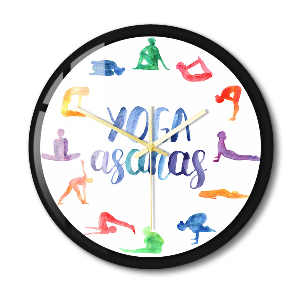Yoga Asanas Modern Design Wall - Yoga Fitness Watch ulasan dan harga