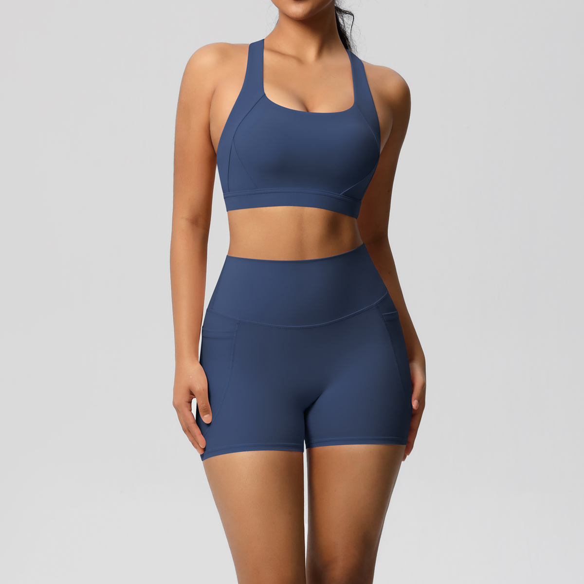 2PCS Sportswear With Pocketed  - Yoga Fitness Zumba ulasan dan harga
