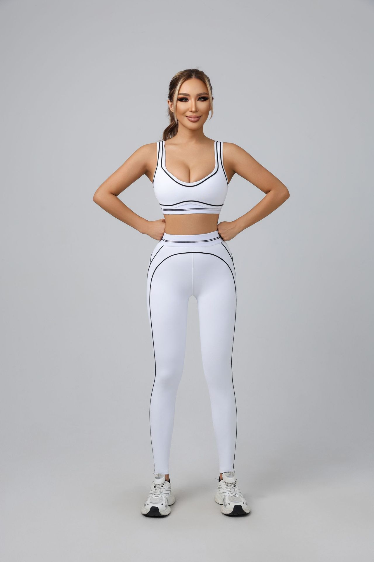 Yoga Suit Women Sport Set Pila - Yoga Fitness Zumba ulasan dan harga