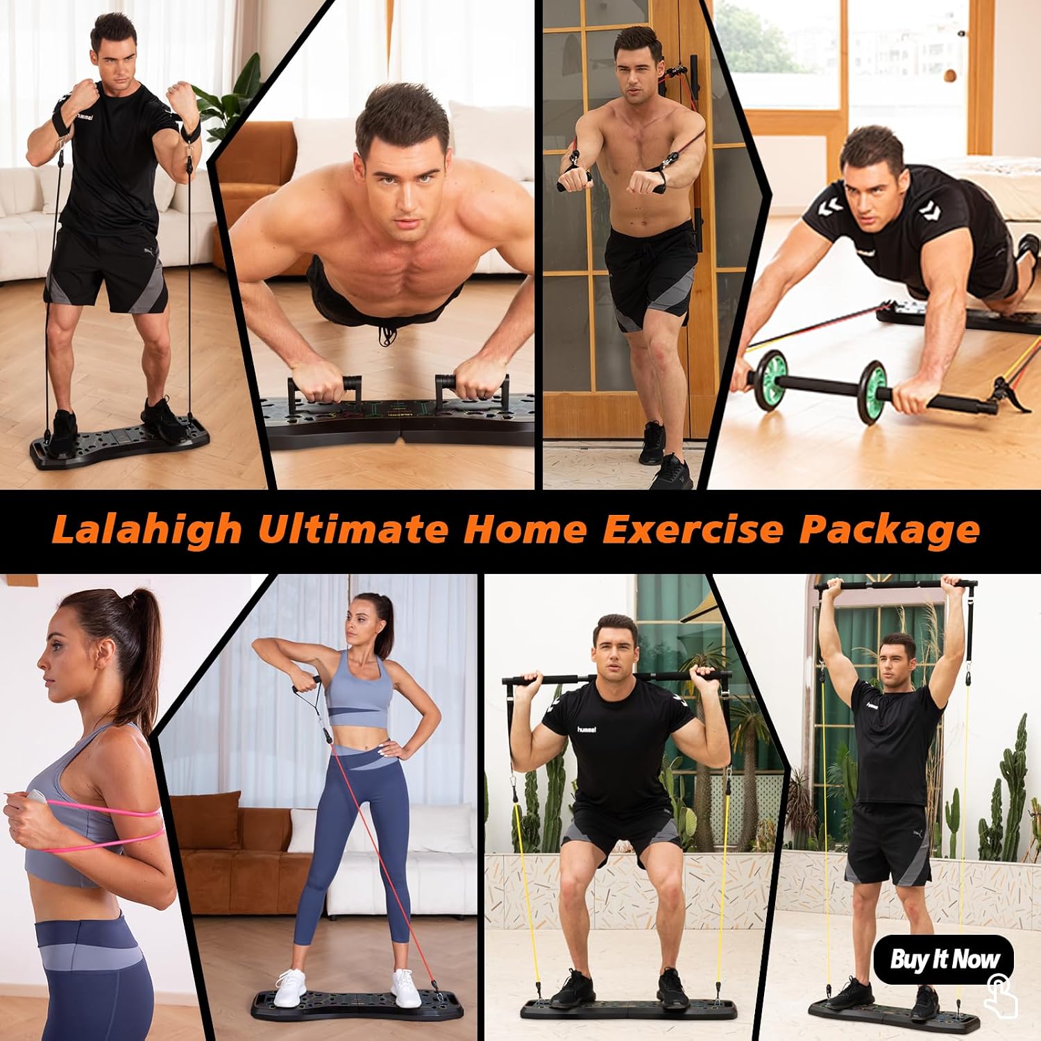 36 in 1 Push Up Board with Ab  - Ab Wheel Roller ulasan dan harga