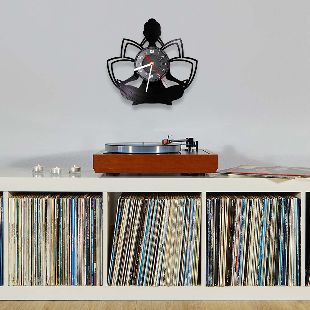 Yoga Pose Vinyl Record Wall Cl - Yoga Fitness Watch ulasan dan harga