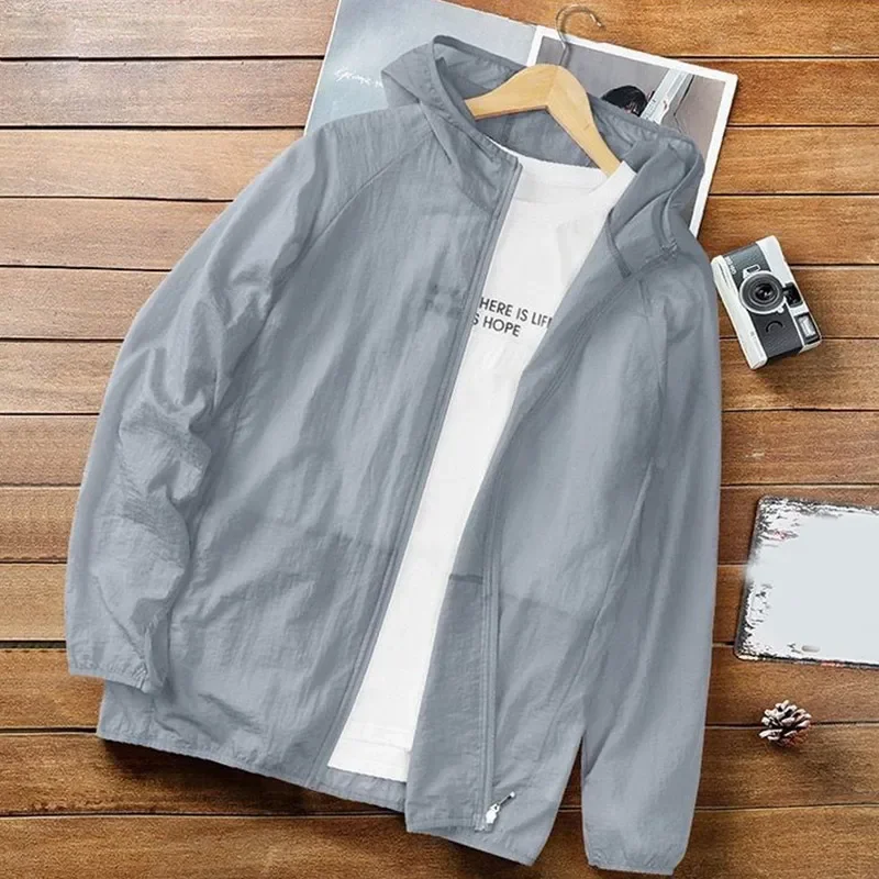 Men's Summer Thin Sun Protecti - Yoga Fitness Jacket ulasan dan harga