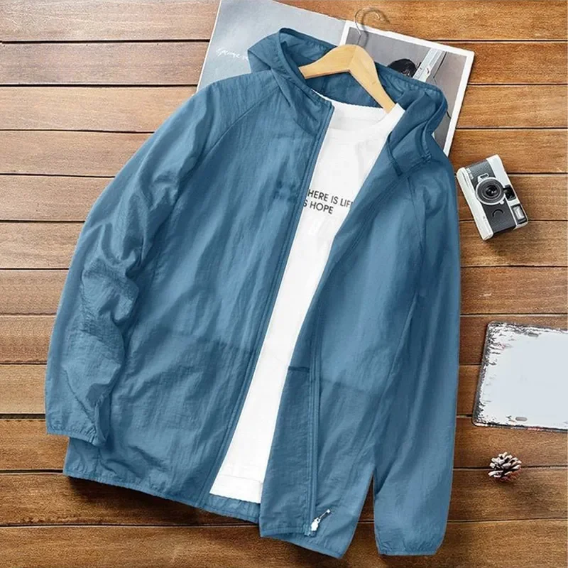 Men's Summer Thin Sun Protecti - Yoga Fitness Jacket ulasan dan harga