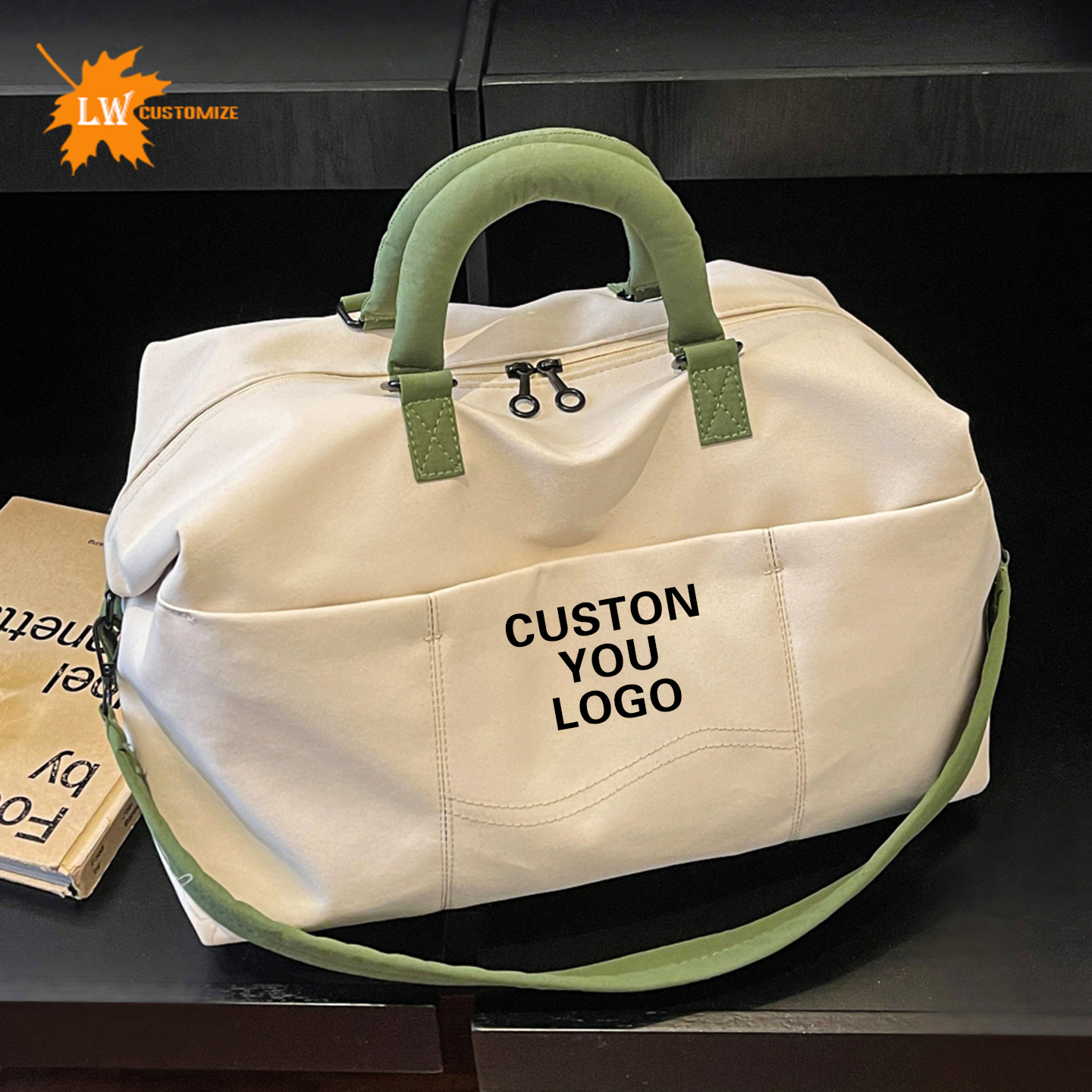 Canvas fitness bag with custom - Yoga Fitness Name ulasan dan harga