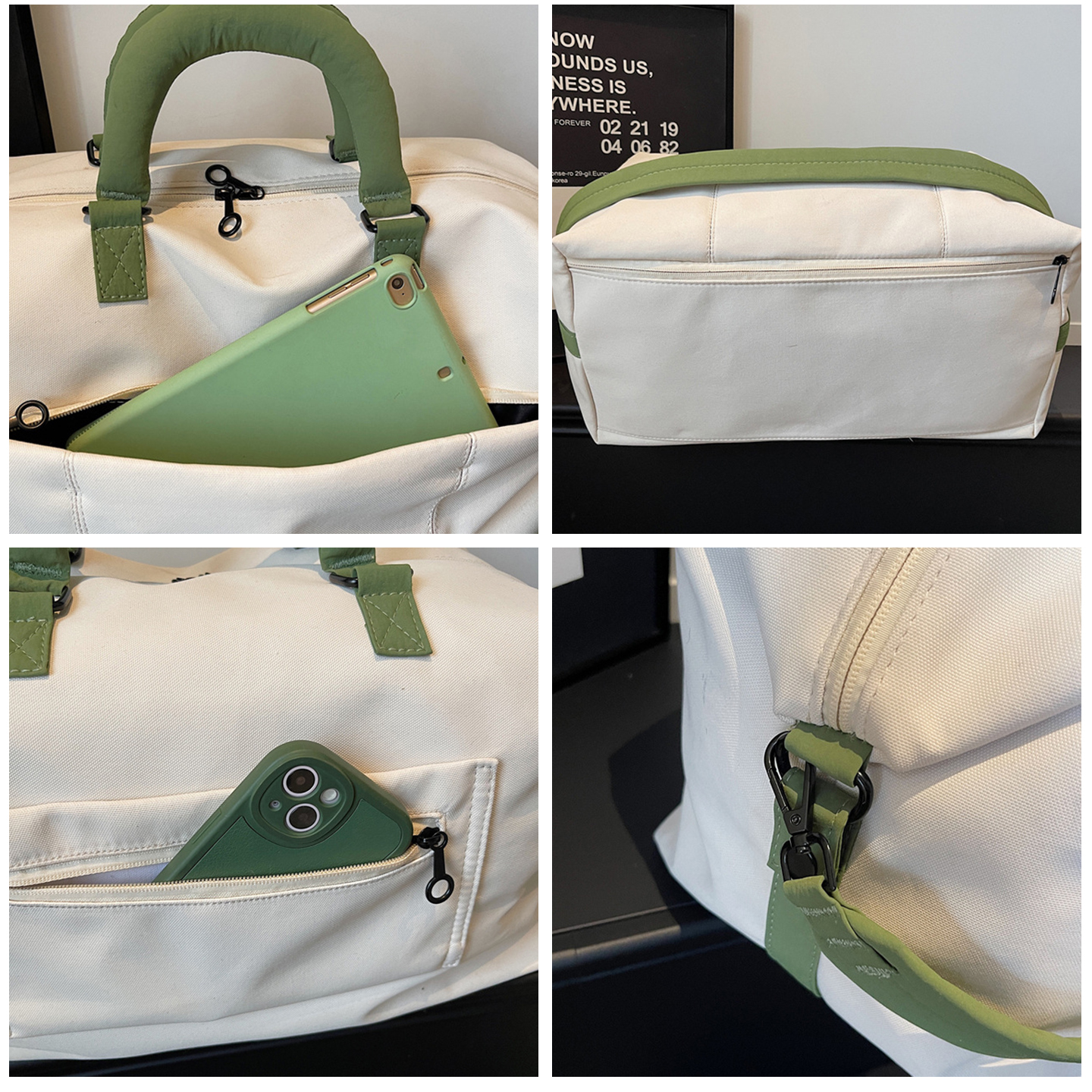 Canvas fitness bag with custom - Yoga Fitness Name ulasan dan harga
