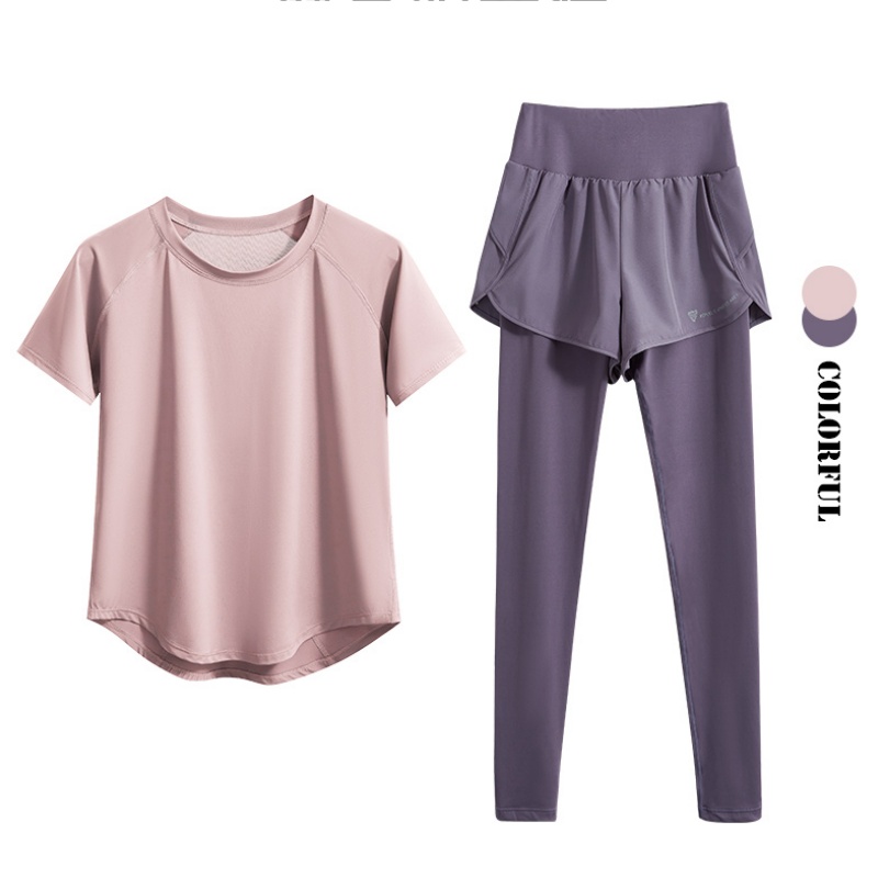 DRUR Women Yoga Pant Sets 2 Pi - Yoga Fitness Zumba ulasan dan harga
