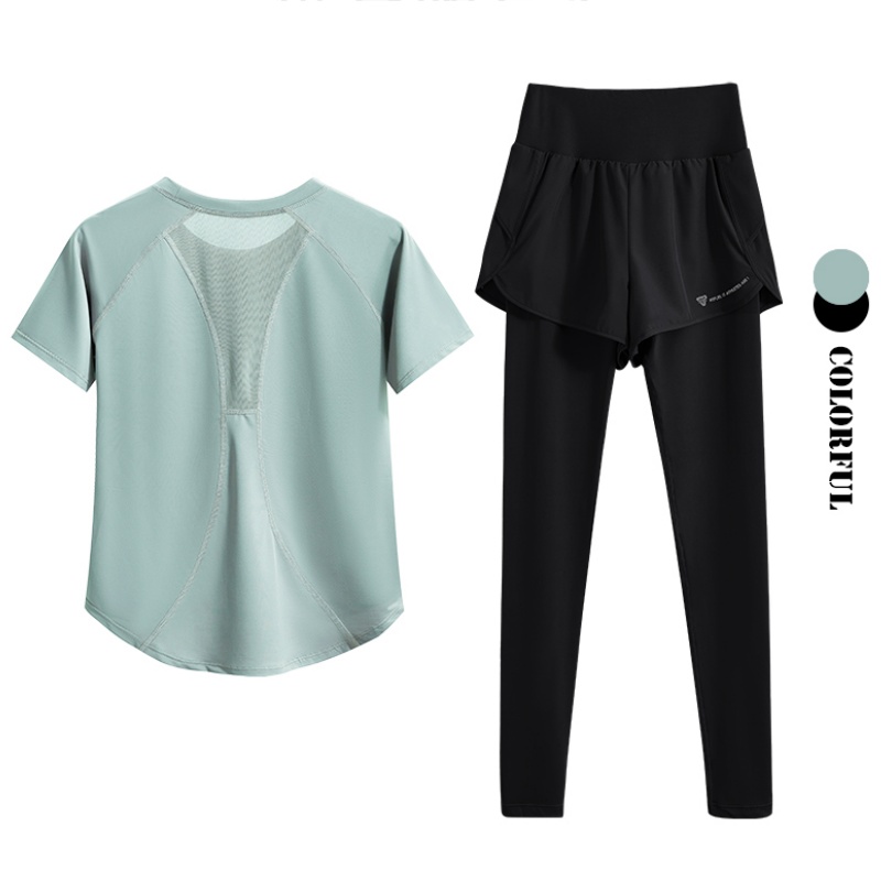 DRUR Women Yoga Pant Sets 2 Pi - Yoga Fitness Zumba ulasan dan harga
