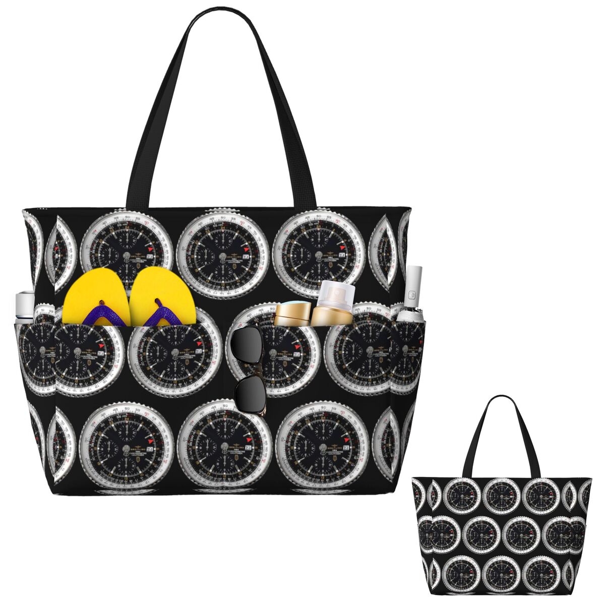 Luxury Watch Face Beach Tote B - Yoga Fitness Watch ulasan dan harga