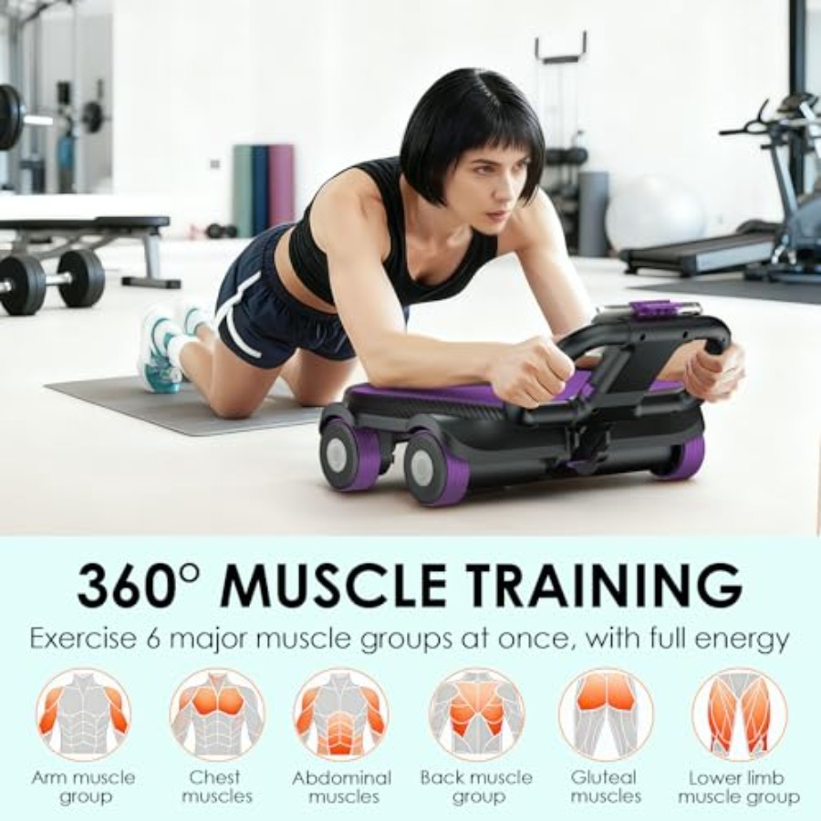 Home/gym abdominal core traine - Ab Wheel Roller ulasan dan harga