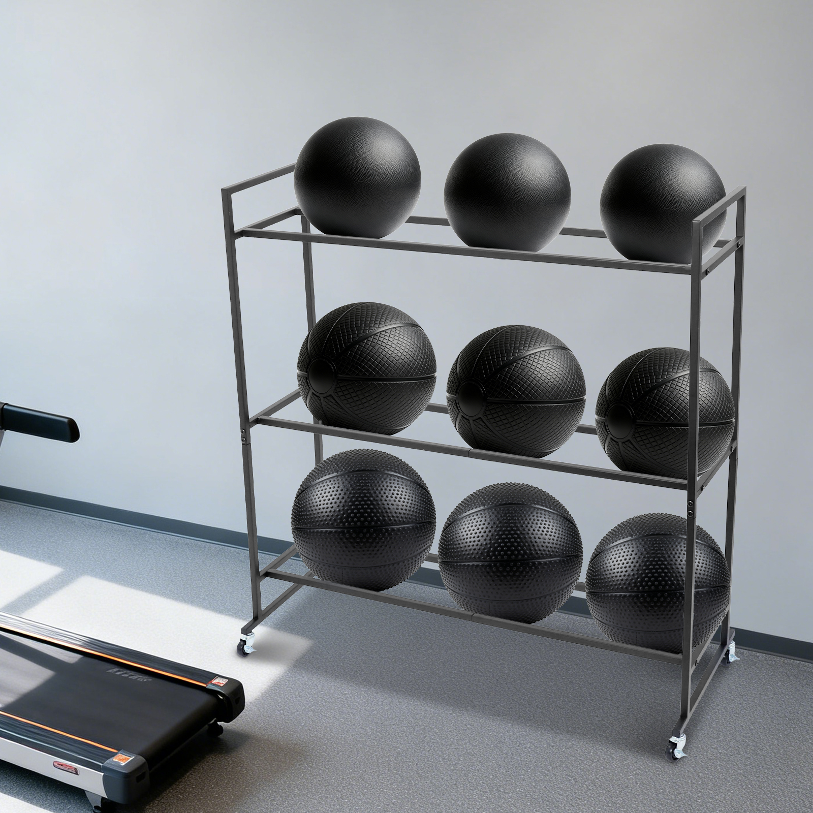 Yoga Ball Holder Storage Stand - Yoga Fitness Studio ulasan dan harga